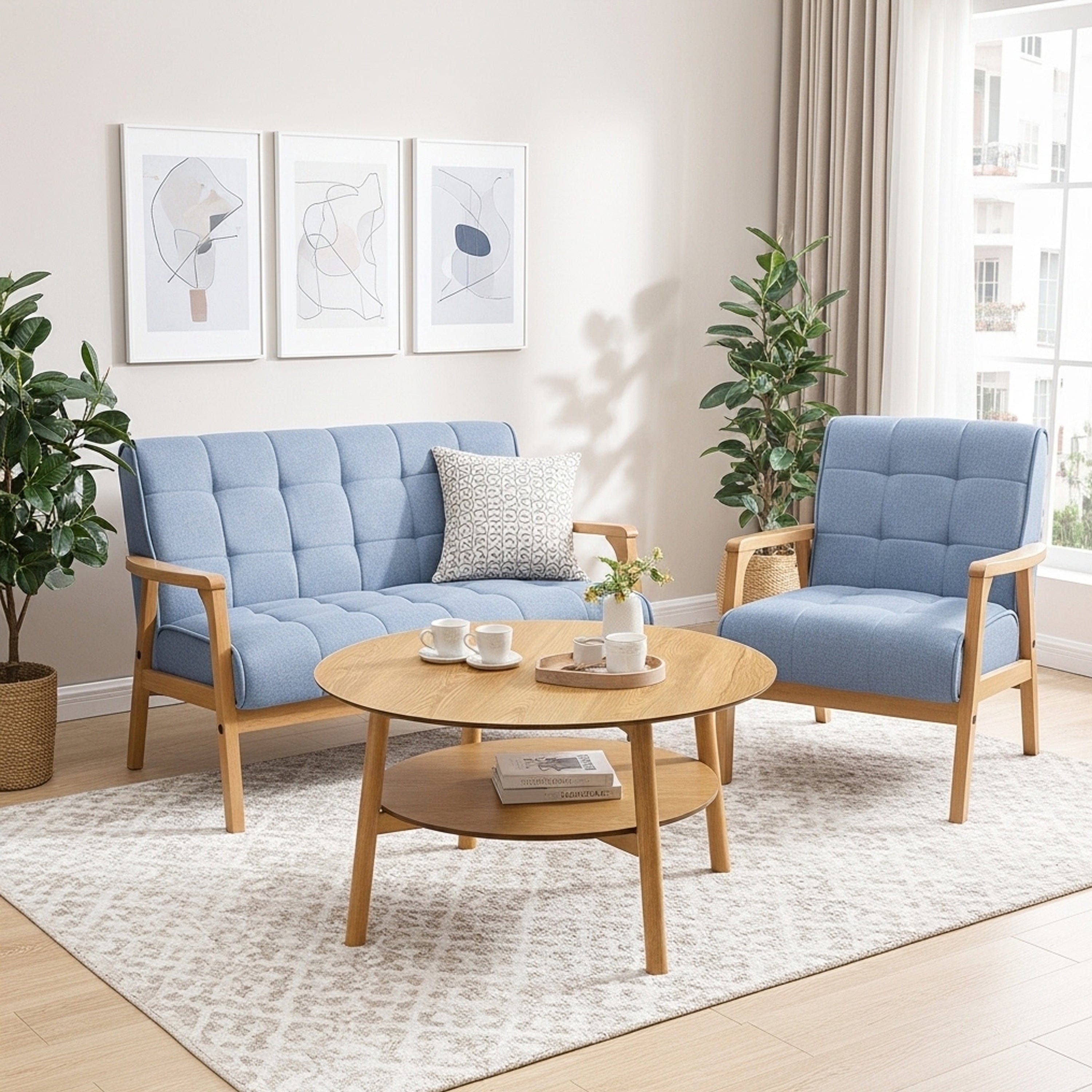 #color_Teak + Aquamarine Blue