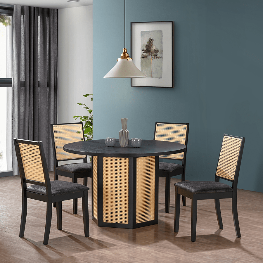 Adela + Renee 4 Seater Dining Set