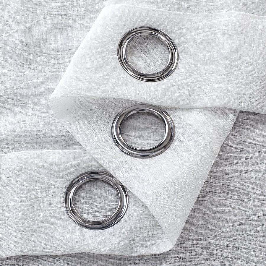 Adelia White Sheer Curtain