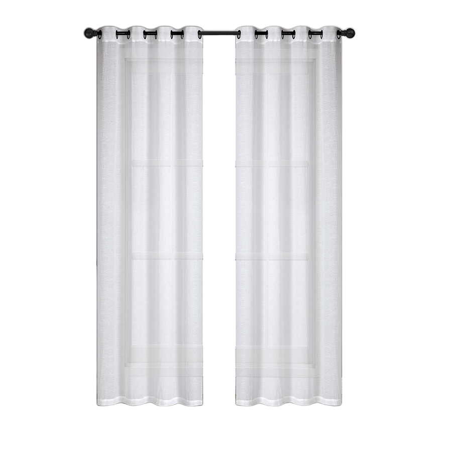 Adelia White Sheer Curtain