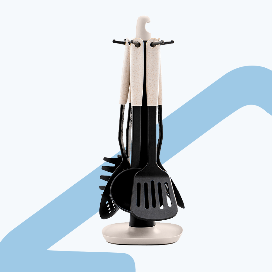 Adie Nylon Kitchen Utensil- Set of 7