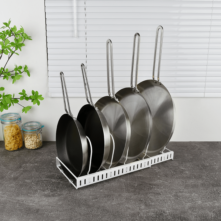 Adjustable Cookware & Pot Lid Organizer Adjustable Cookware & Pot Lid Organizer Mandaue Foam