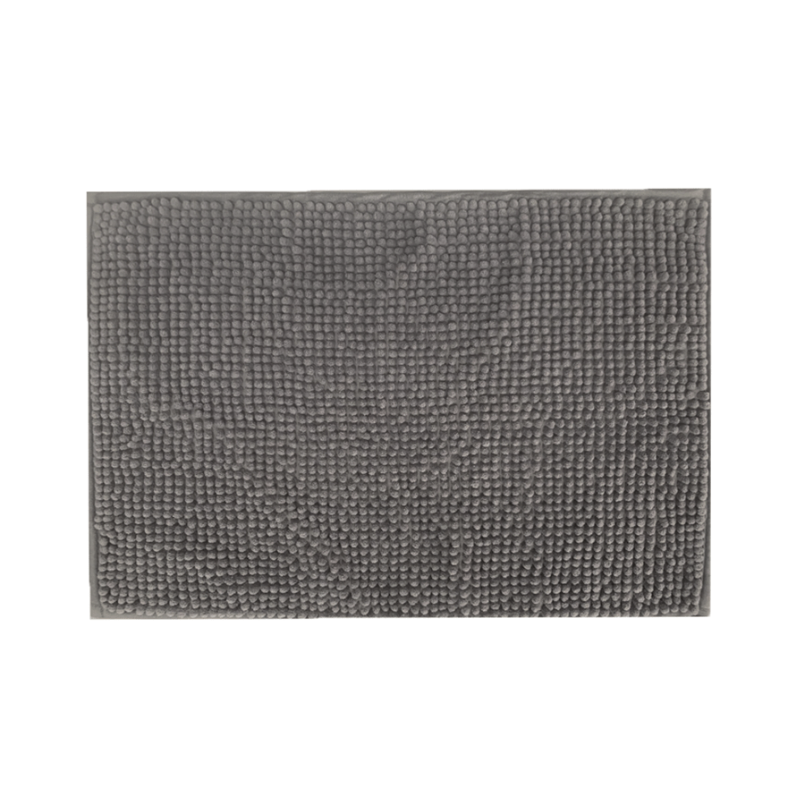 Aello Chenille Bath Rug Aello Chenille Bath Rug Dark Gray Mandaue Foam
