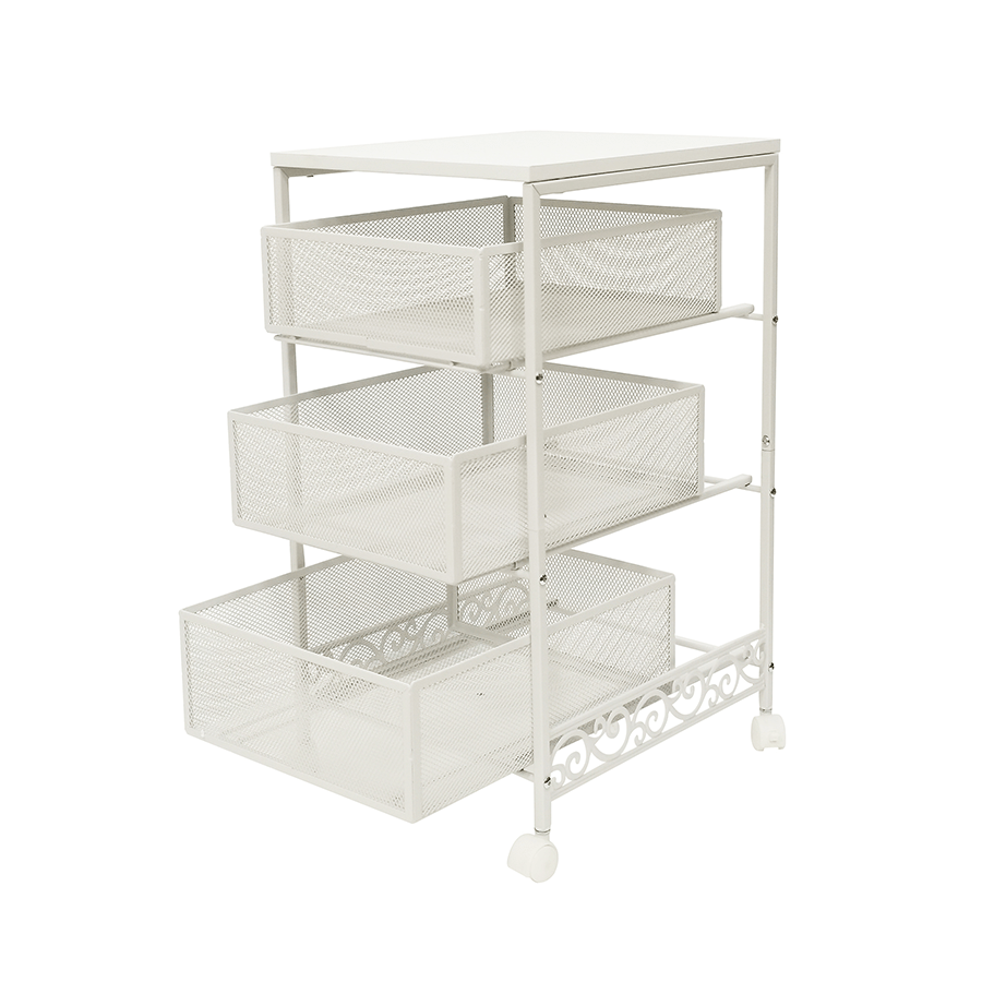 Agata Metal Mesh Trolley Agata Metal Mesh Trolley Mandaue Foam