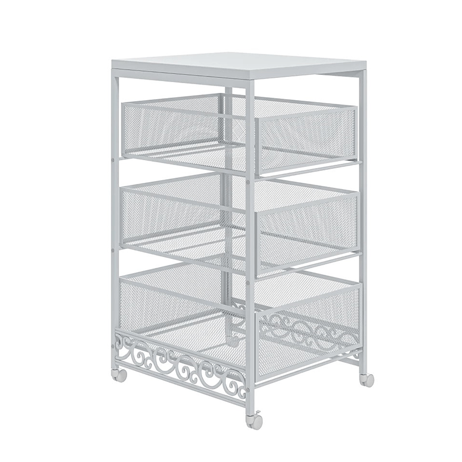 Agata Metal Mesh Trolley Agata Metal Mesh Trolley Mandaue Foam