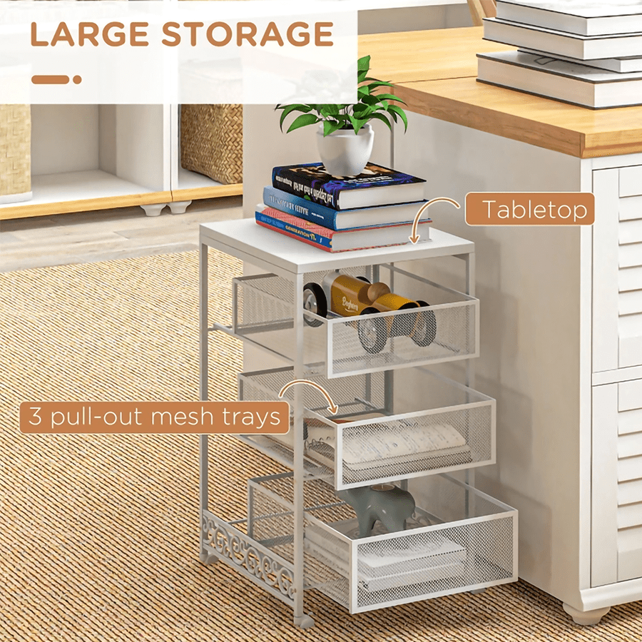 Agata Metal Mesh Trolley Agata Metal Mesh Trolley Mandaue Foam
