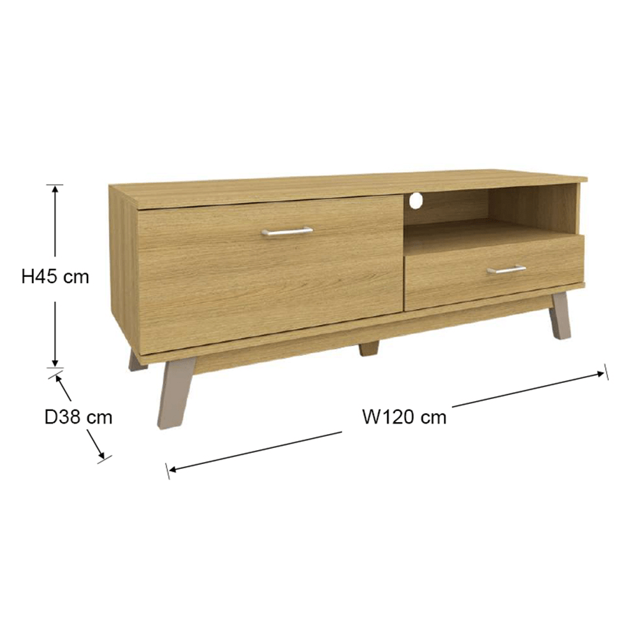 MORE AIDEN OPTIONS Aiden 120 cm Low TV Rack Aiden 120 cm Low TV Rack Mandaue Foam