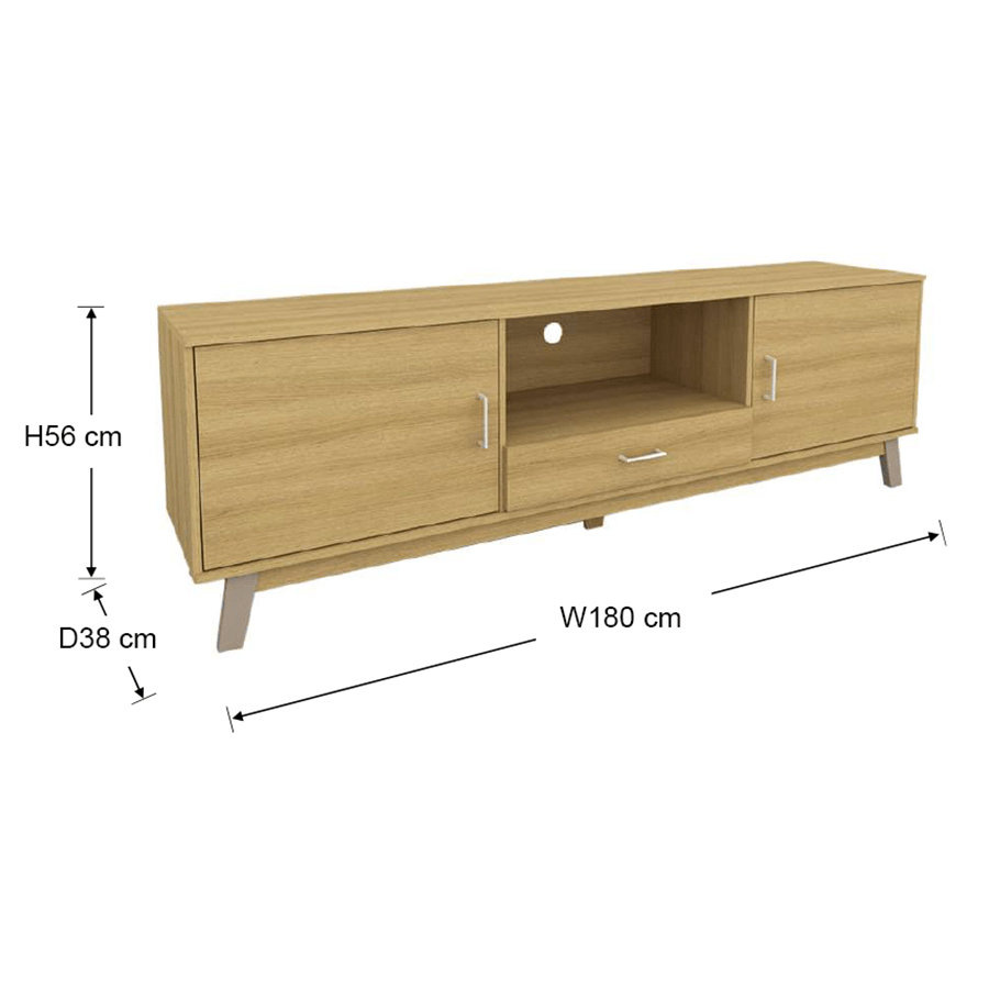 MORE AIDEN OPTIONS Aiden 180 cm Mid TV Rack Aiden 180 cm Mid TV Rack Mandaue Foam
