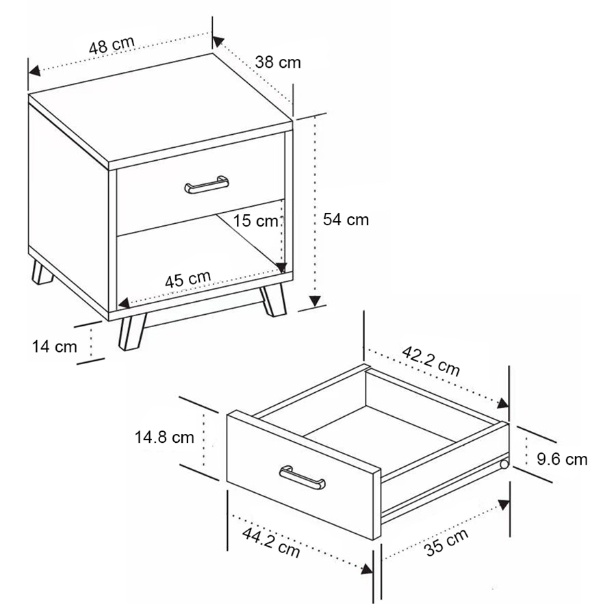 MORE AIDEN OPTIONS Aiden Nightstand Aiden Nightstand Mandaue Foam