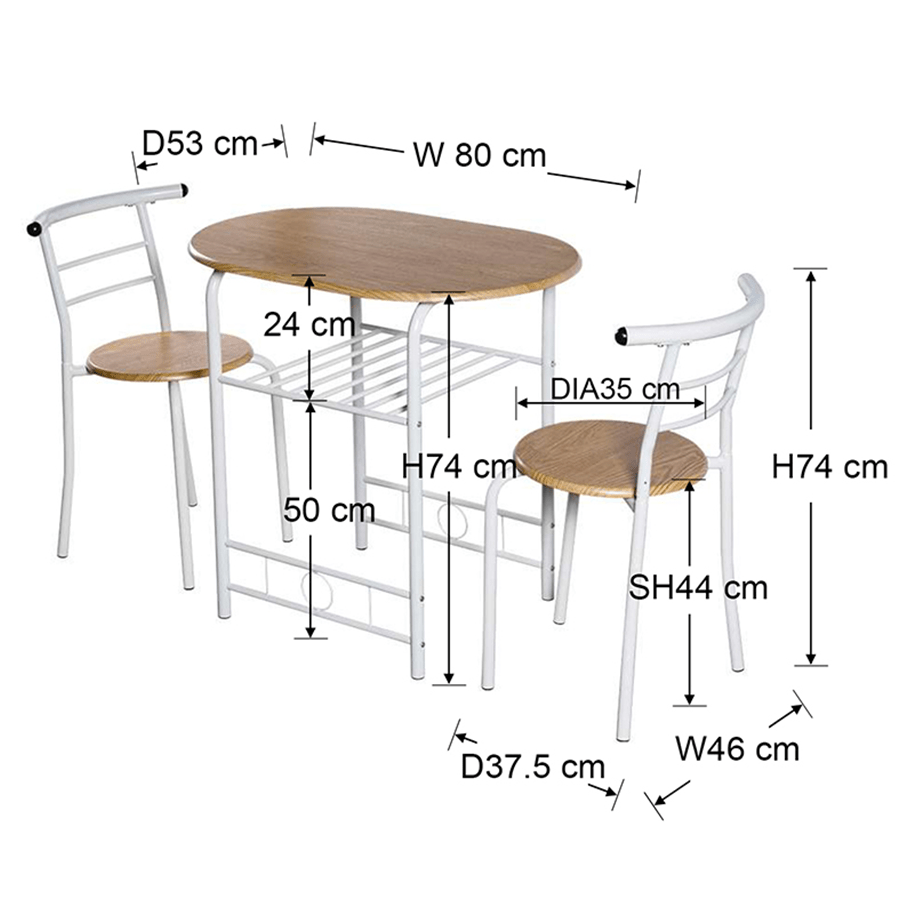Alfresco 2 Seater Dining Set Alfresco 2 Seater Dining Set Mandaue Foam