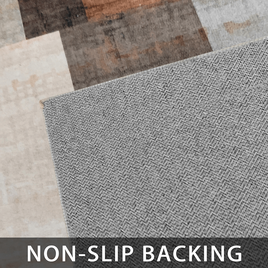 Ali Brown Clay Printed Rug Ali Brown Clay Printed Rug Mandaue Foam