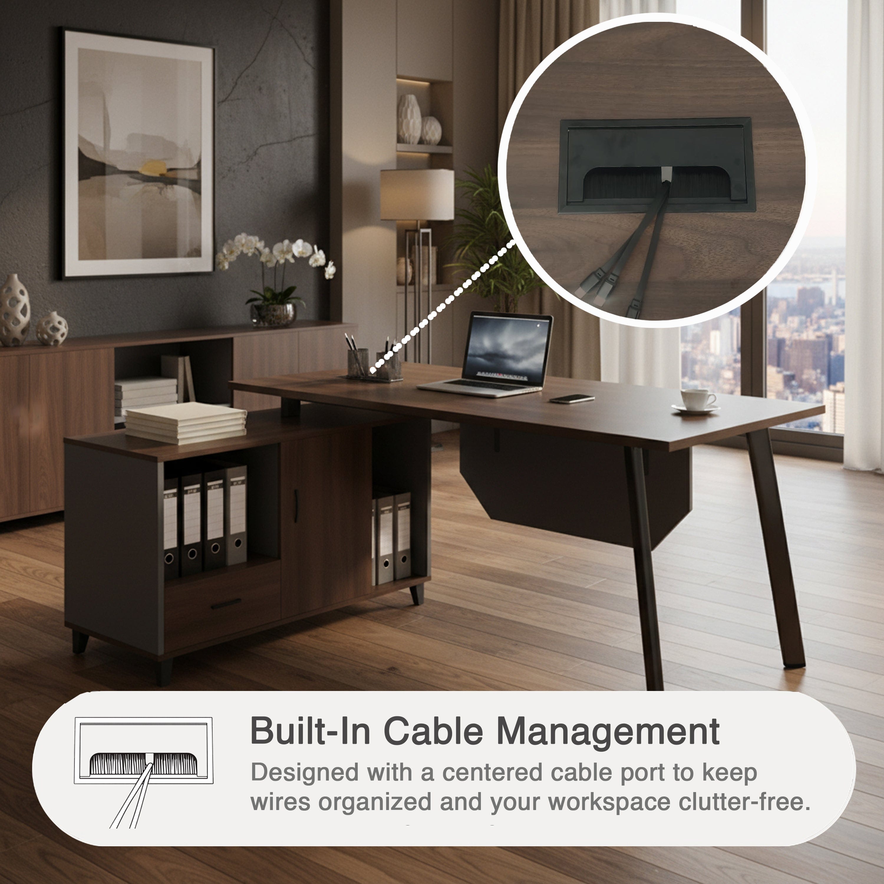 Alice 180 cm Fix Executive Desk