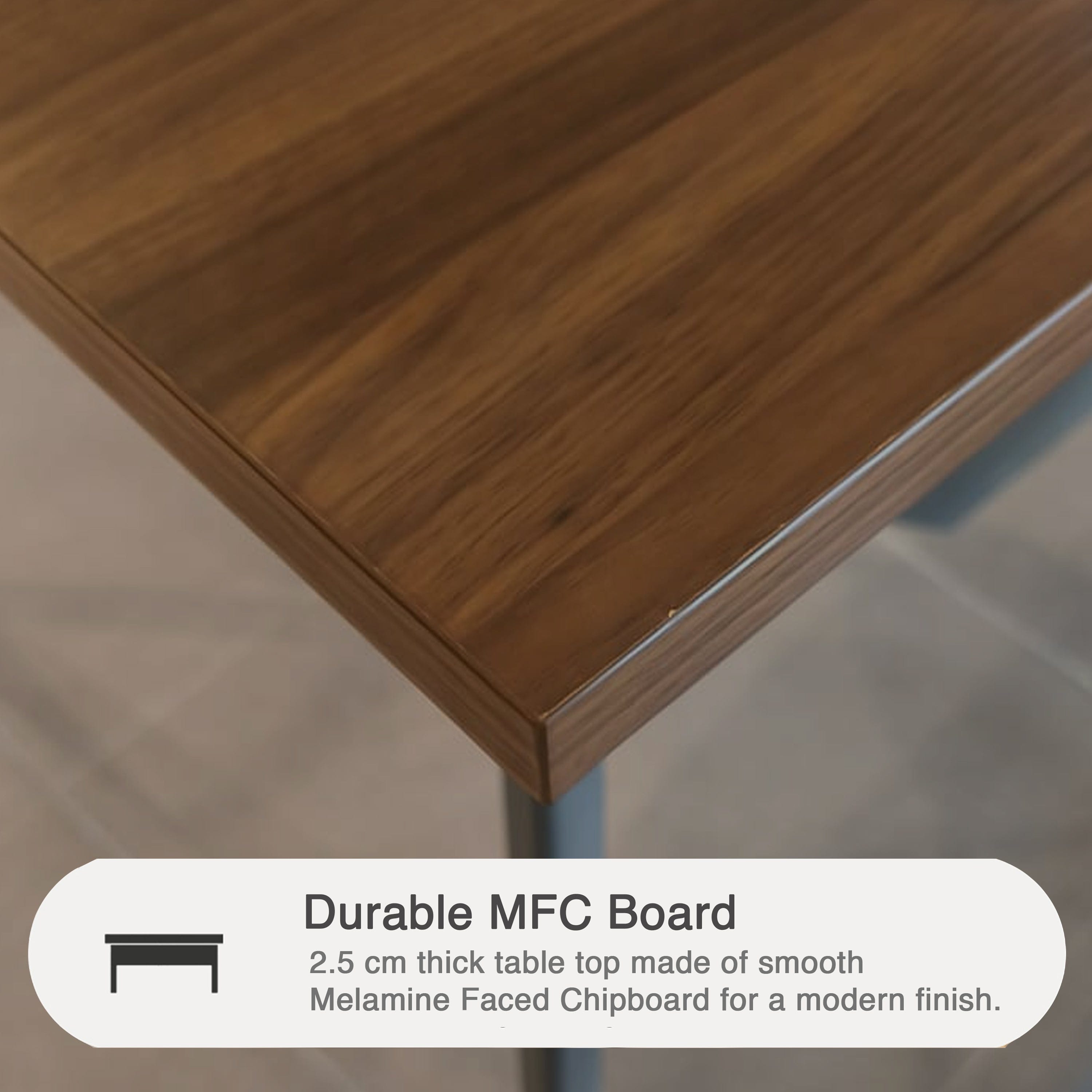 Alice 2S Desk with Side Storage Cabinet