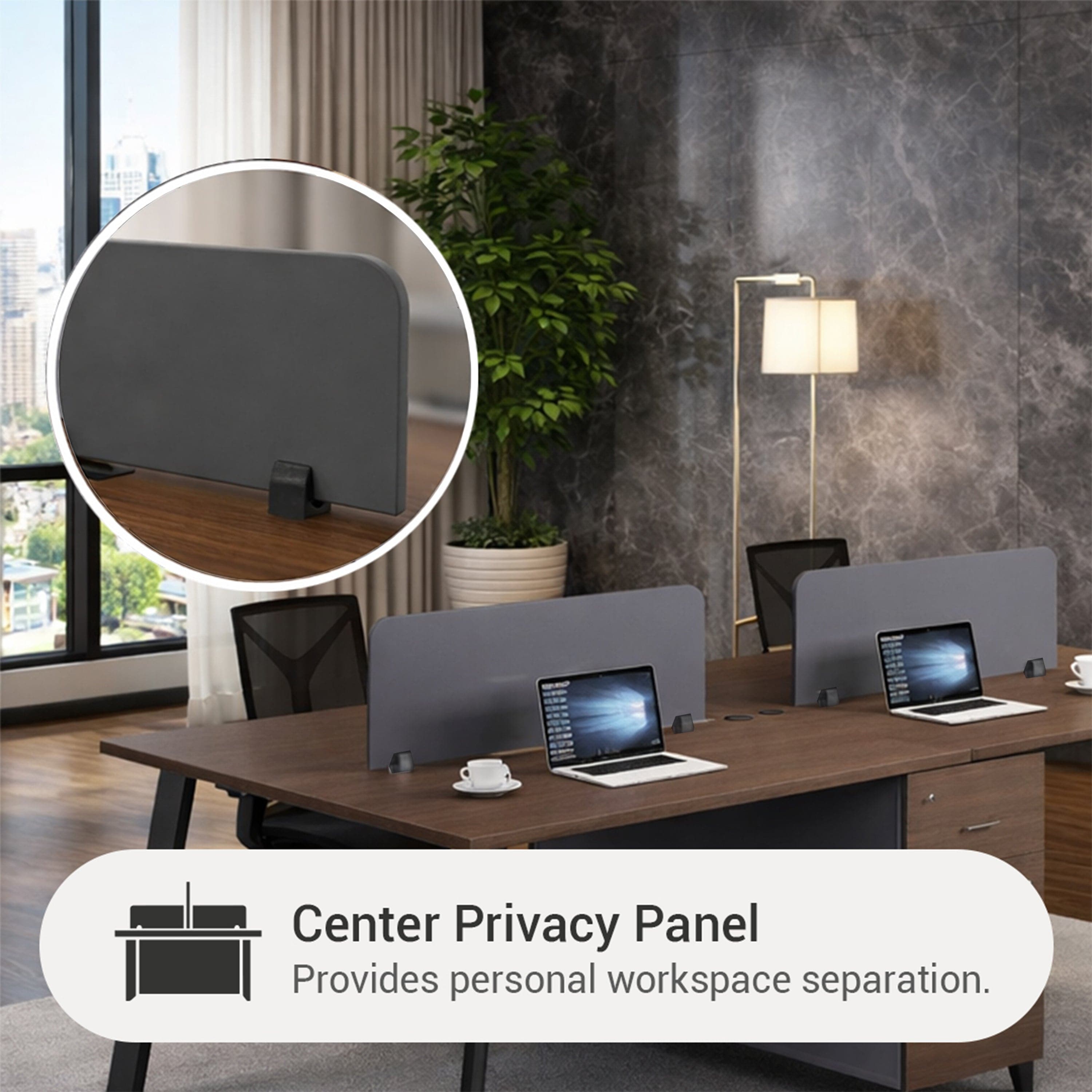 Alice 4-Seater Workstation Desk