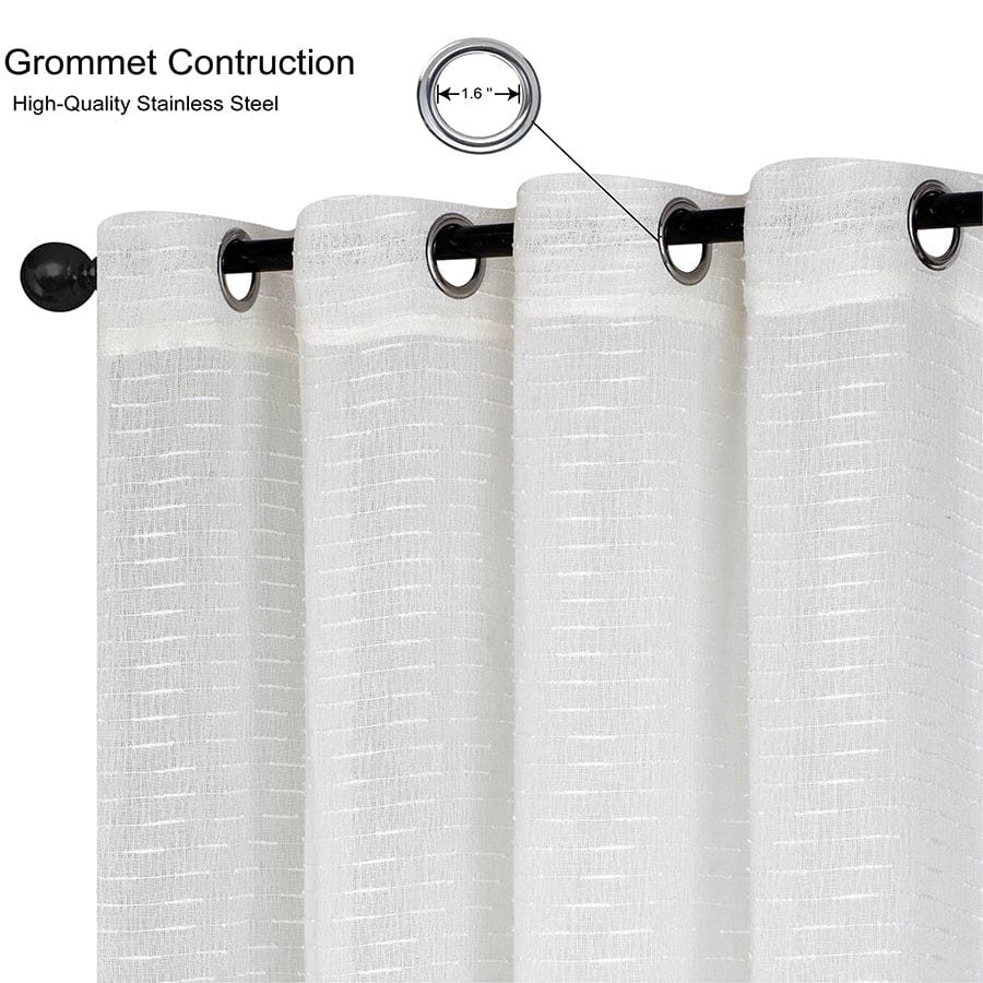 Amalie Beige Sheer Curtain