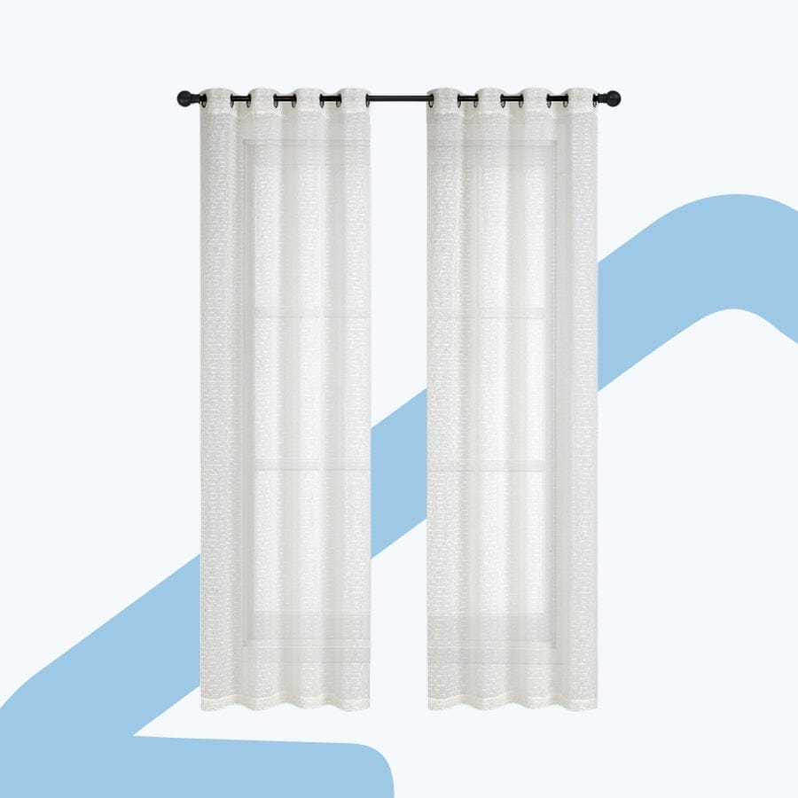 Amalie Beige Sheer Curtain
