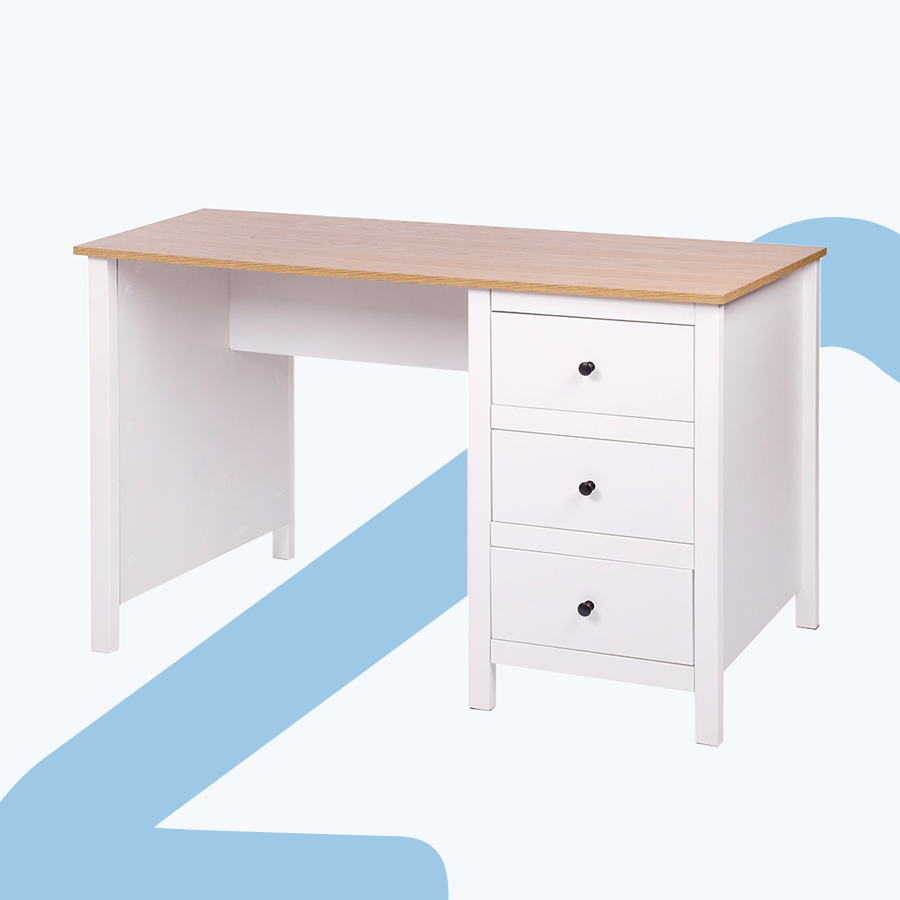 Amber 3 Drawer Office Desk