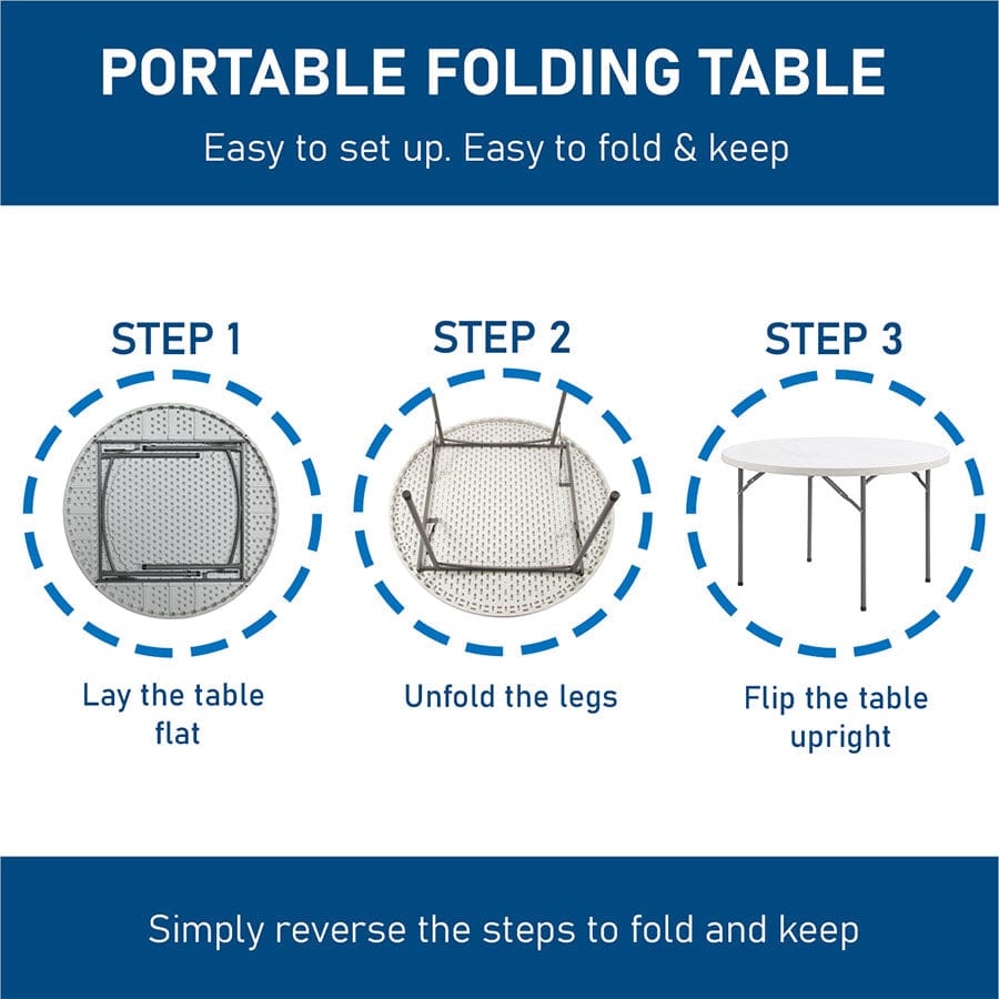 Anders 5ft Round Table