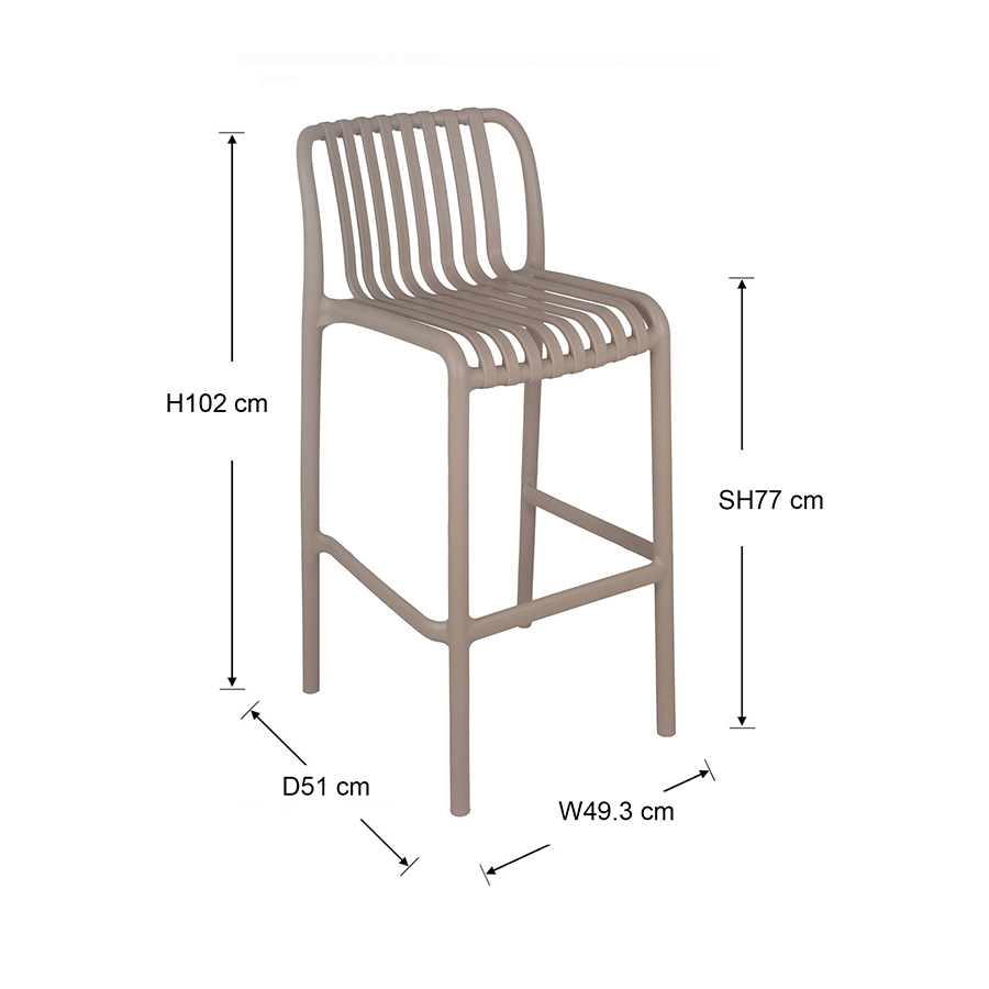 MORE ANDRE OPTIONS Andre Outdoor Bar Chair Andre Outdoor Bar Chair Mandaue Foam
