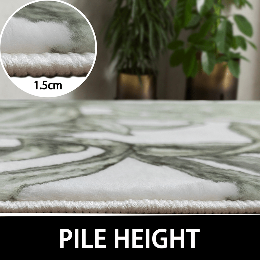 MORE ANDRIK OPTIONS Andrik Lush Flora Printed Rug Andrik Lush Flora Printed Rug Mandaue Foam