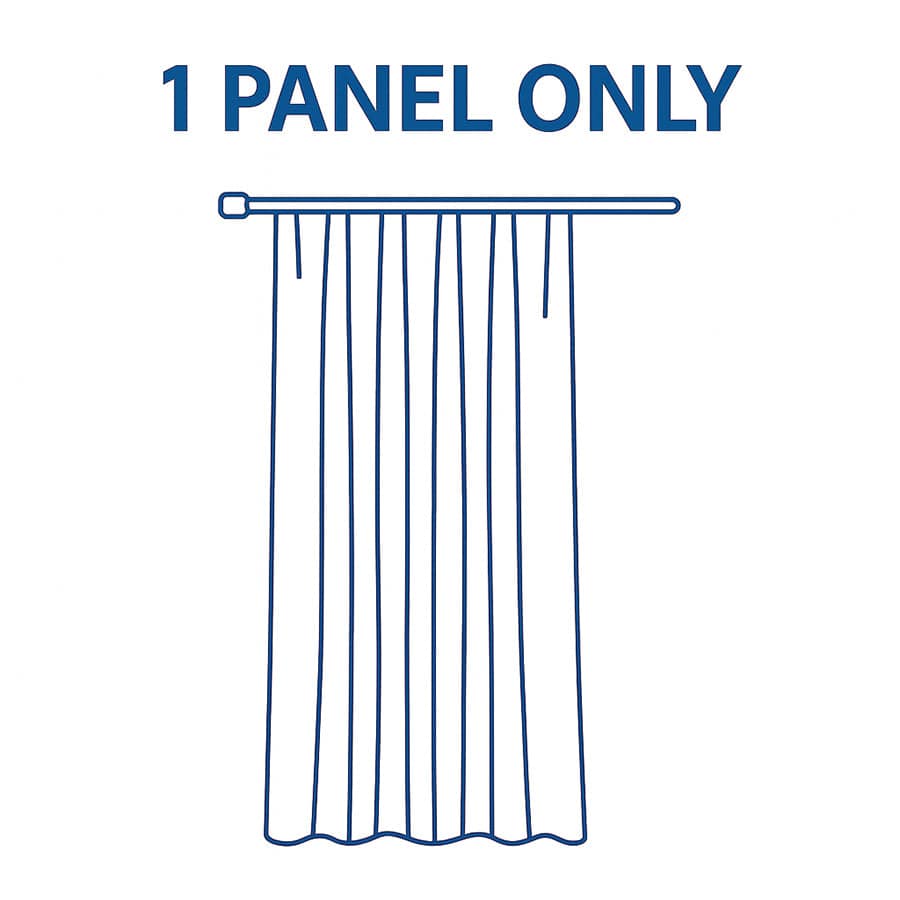 Aneta Pale Cream Crinkle Curtain