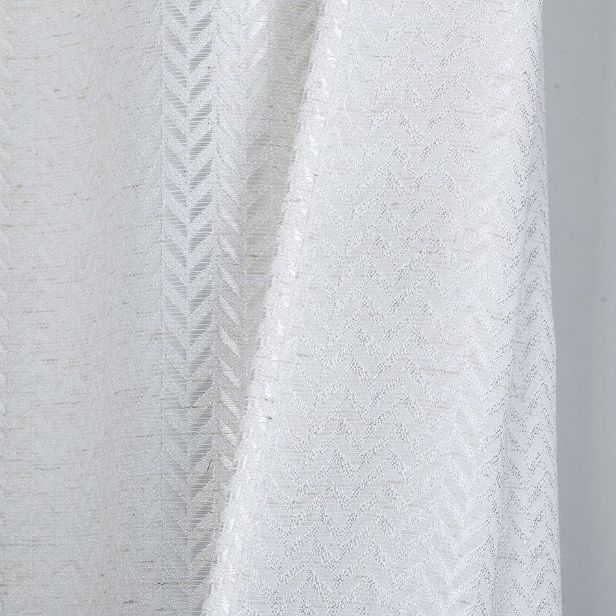 Aneta Pale Cream Crinkle Curtain