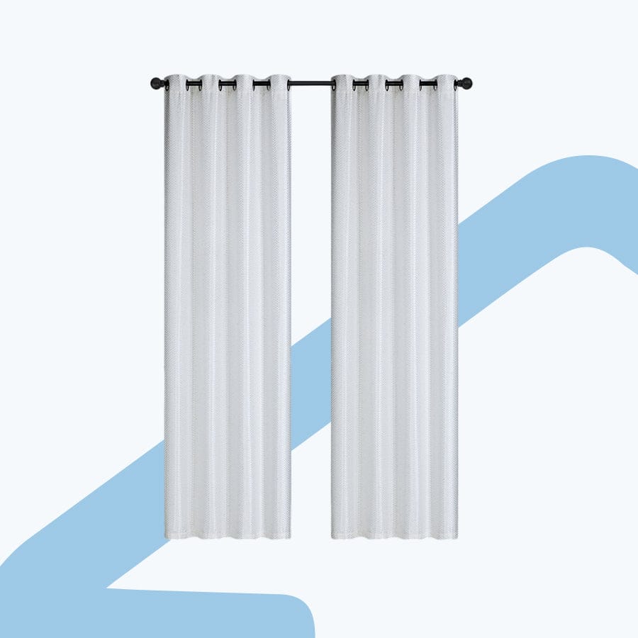 Aneta Pale Cream Crinkle Curtain