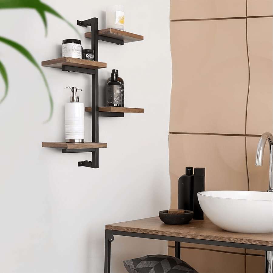 Angus Ladder Shelf Angus Ladder Shelf Oak Mandaue Foam