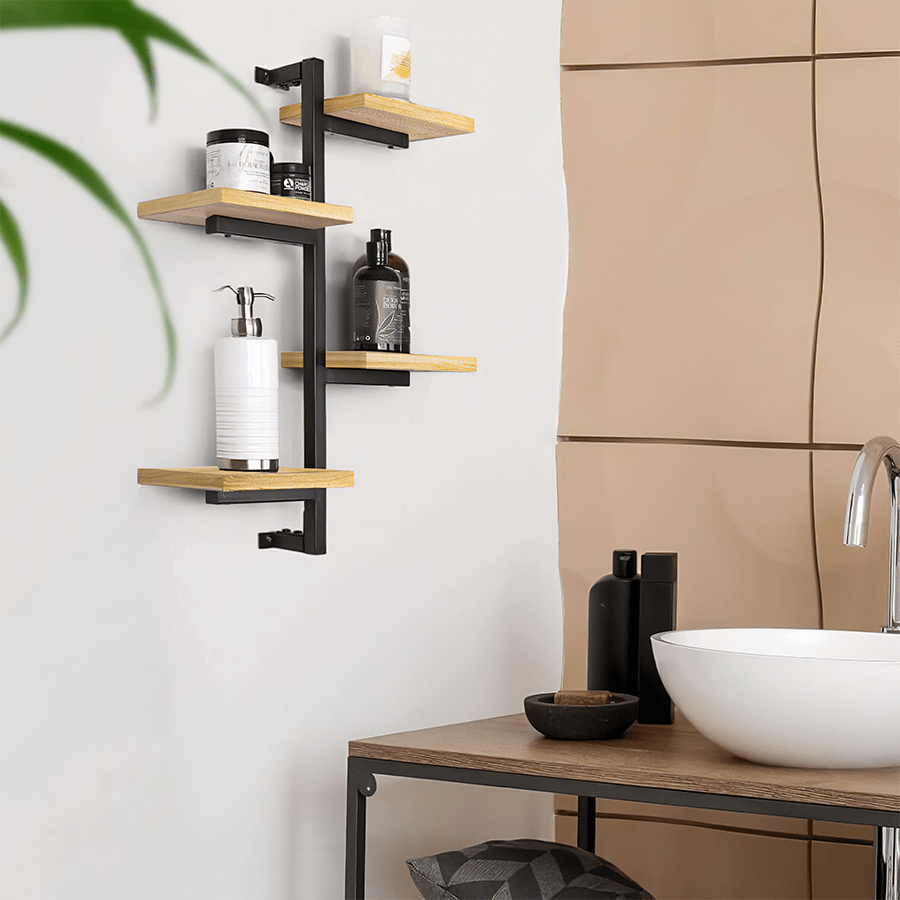 Angus Ladder Shelf Angus Ladder Shelf Oak Mandaue Foam