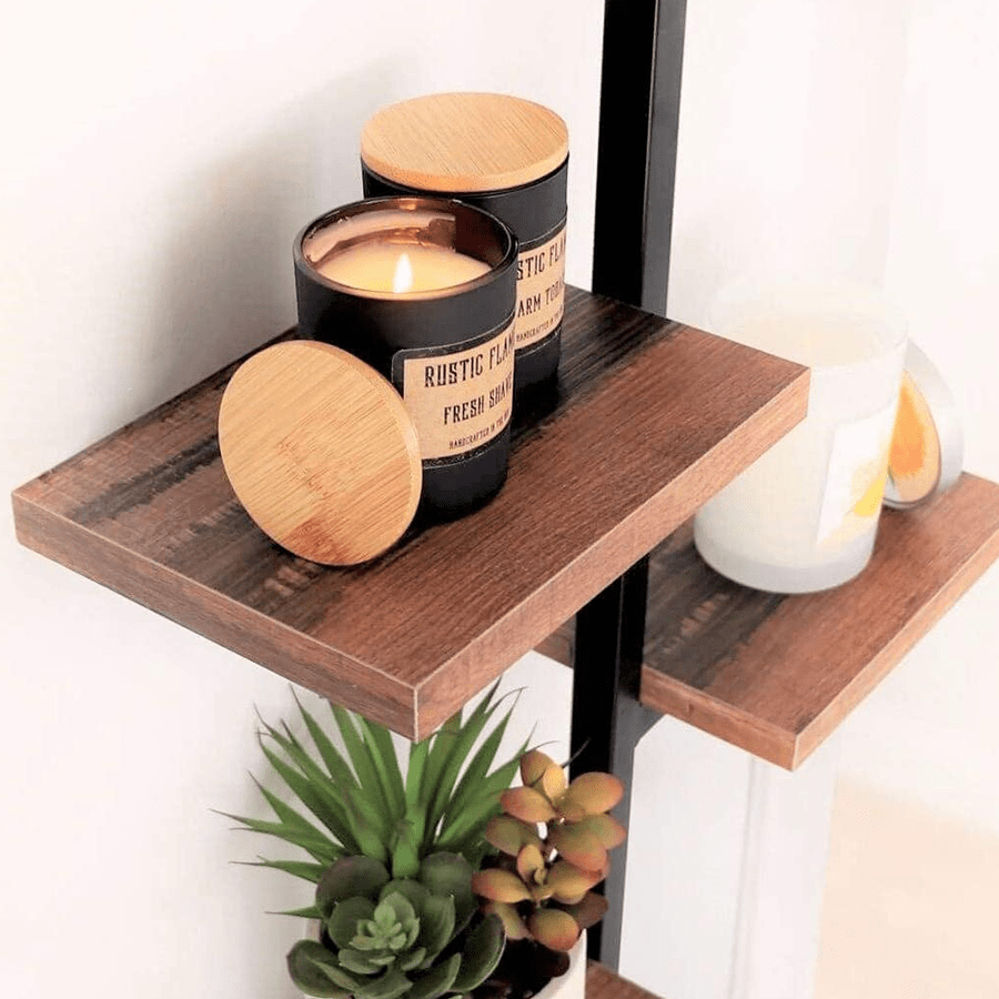 Angus Ladder Shelf Angus Ladder Shelf Oak Mandaue Foam