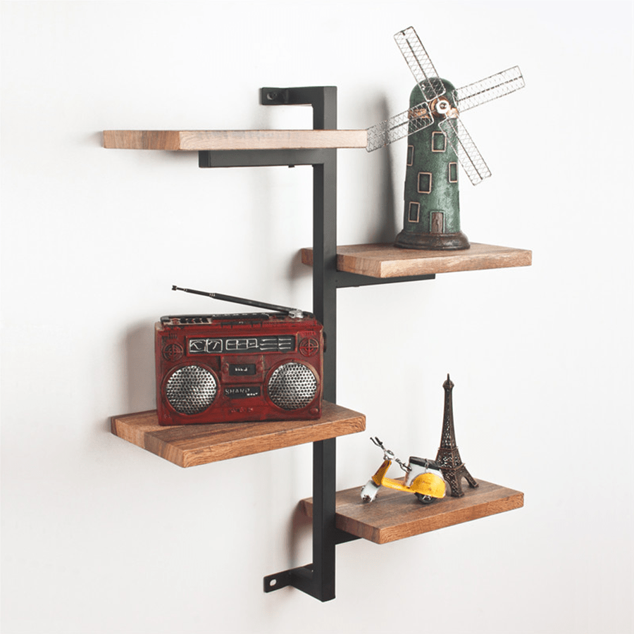 Angus Ladder Shelf Angus Ladder Shelf Oak Mandaue Foam