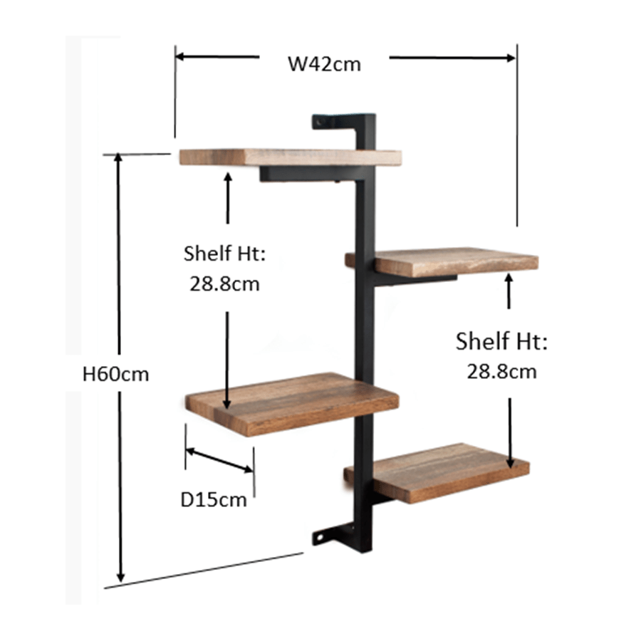 Angus Ladder Shelf Angus Ladder Shelf Oak Mandaue Foam