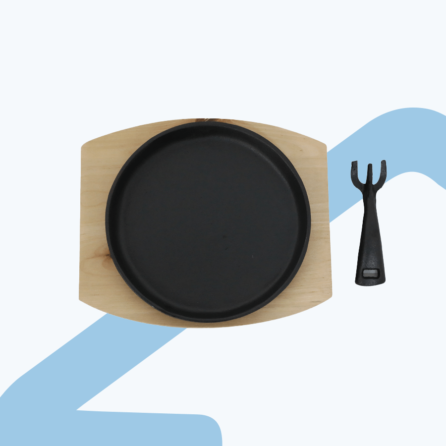Ara Cast Iron Sizzling Plate