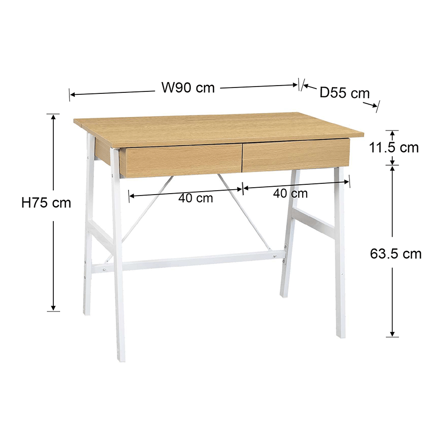 MORE ARCHIE OPTIONS Archie 90 cm Writing Desk Archie 90 cm Writing Desk Mandaue Foam