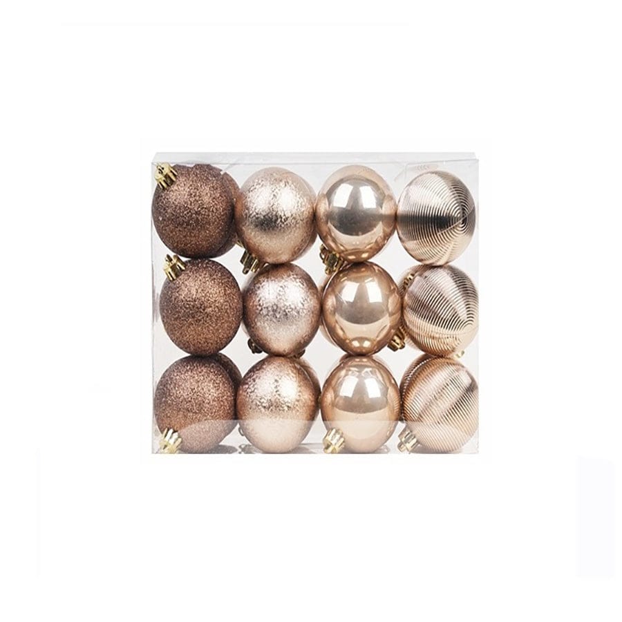 Ariah Copper Ball Ornament 6cm,24pc/set