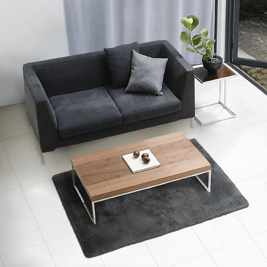 Arven Almond Latte Shaggy Rug Arven Almond Latte Shaggy Rug Mandaue Foam