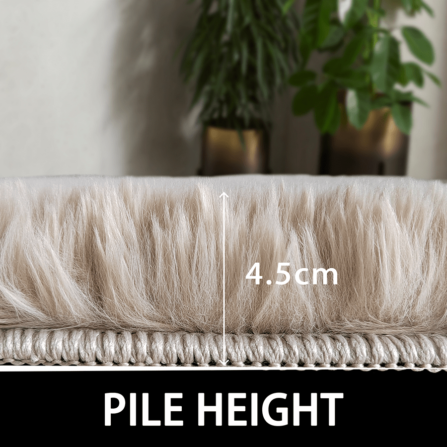 Arven Light Gray Shaggy Rug Arven Light Gray Shaggy Rug Mandaue Foam