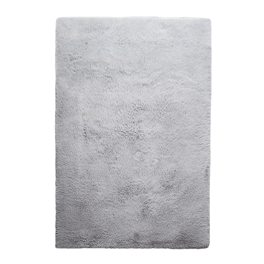 Arven Light Gray Shaggy Rug Arven Light Gray Shaggy Rug 160x230 cm Mandaue Foam