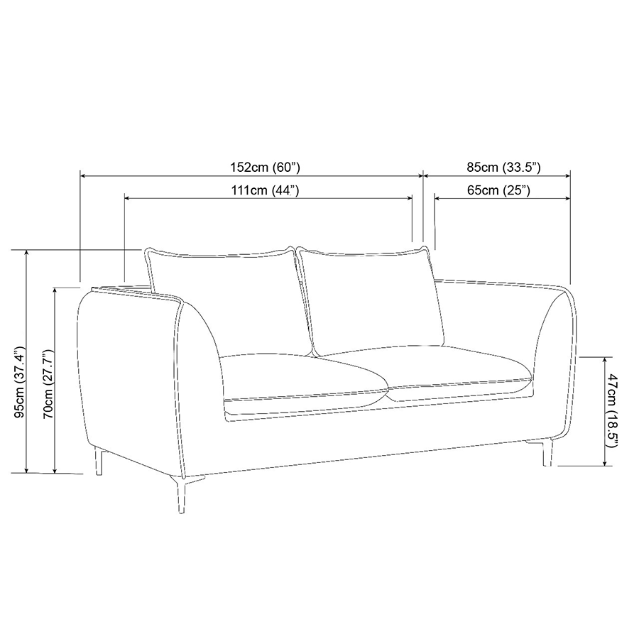 Arwen 2 Seater Sofa