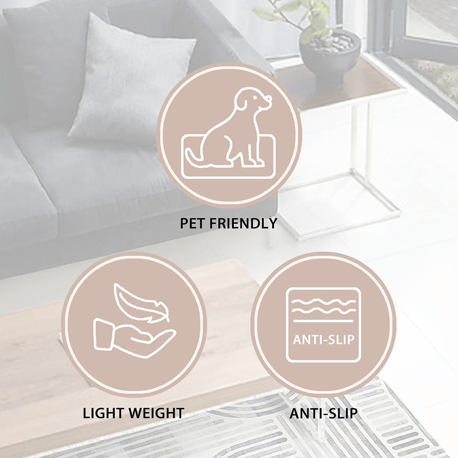 MORE ASELLA OPTIONS Asella Printed Modern Rug Asella Printed Modern Rug Mandaue Foam