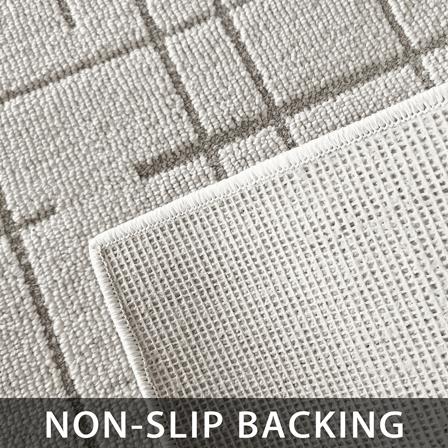 Asya White + Gray Flatweave Rug Asya White + Gray Flatweave Rug Mandaue Foam