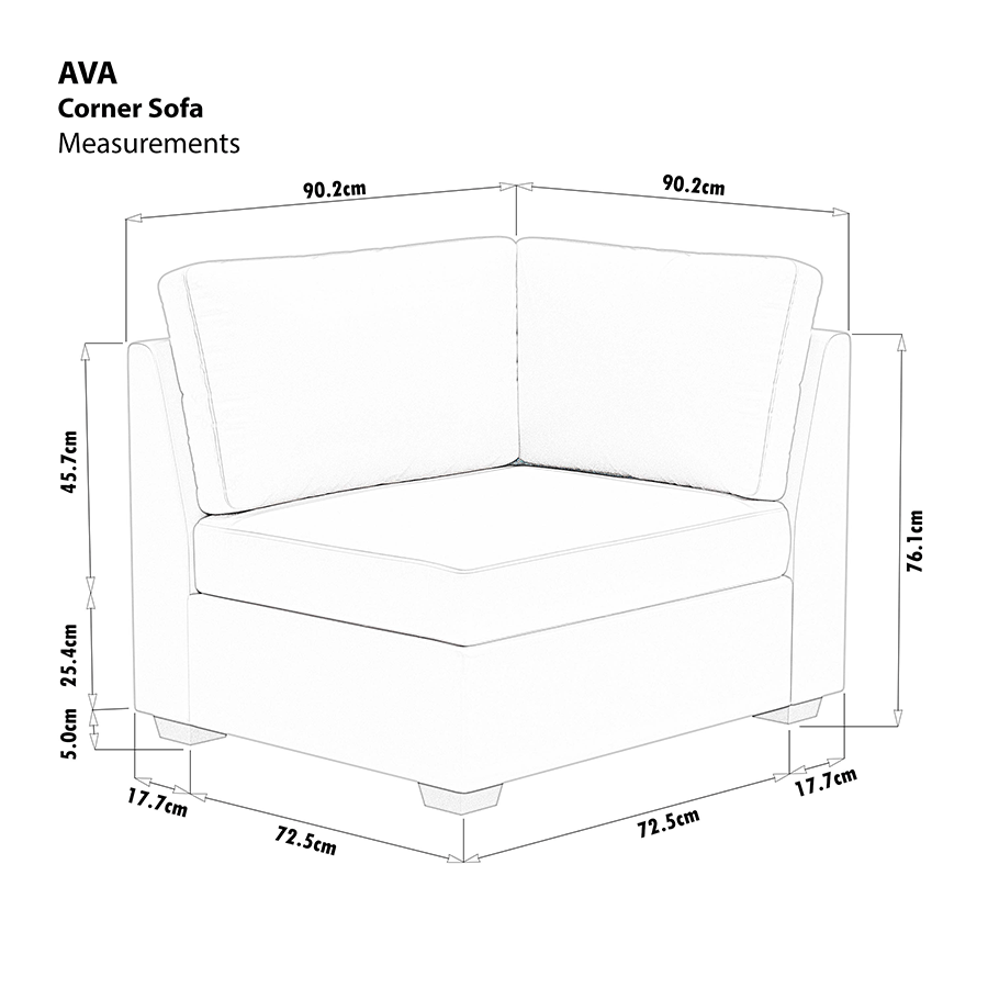 MORE AVA OPTIONS Ava Corner Sofa Ava Corner Sofa Mandaue Foam