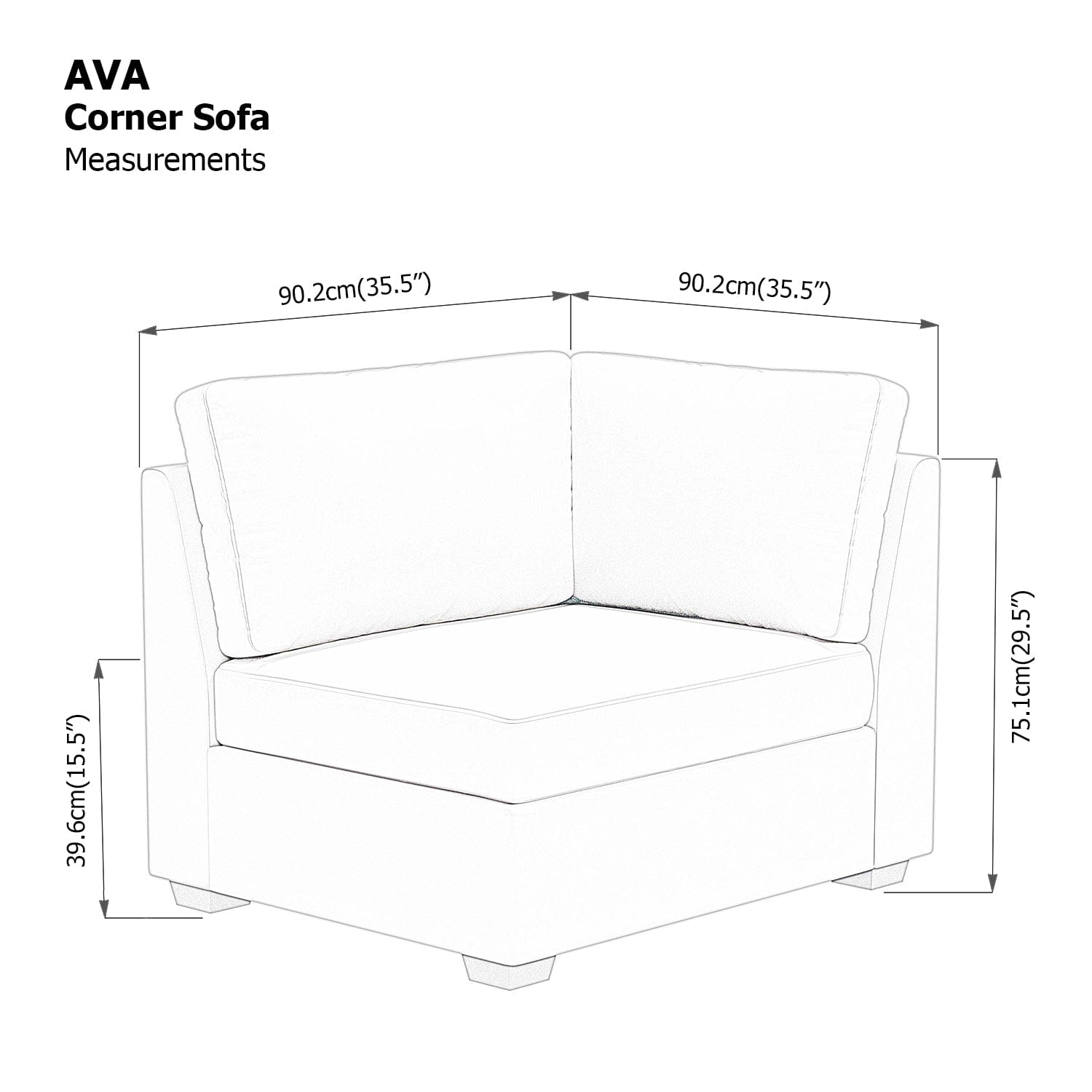 Ava Corner Sofa