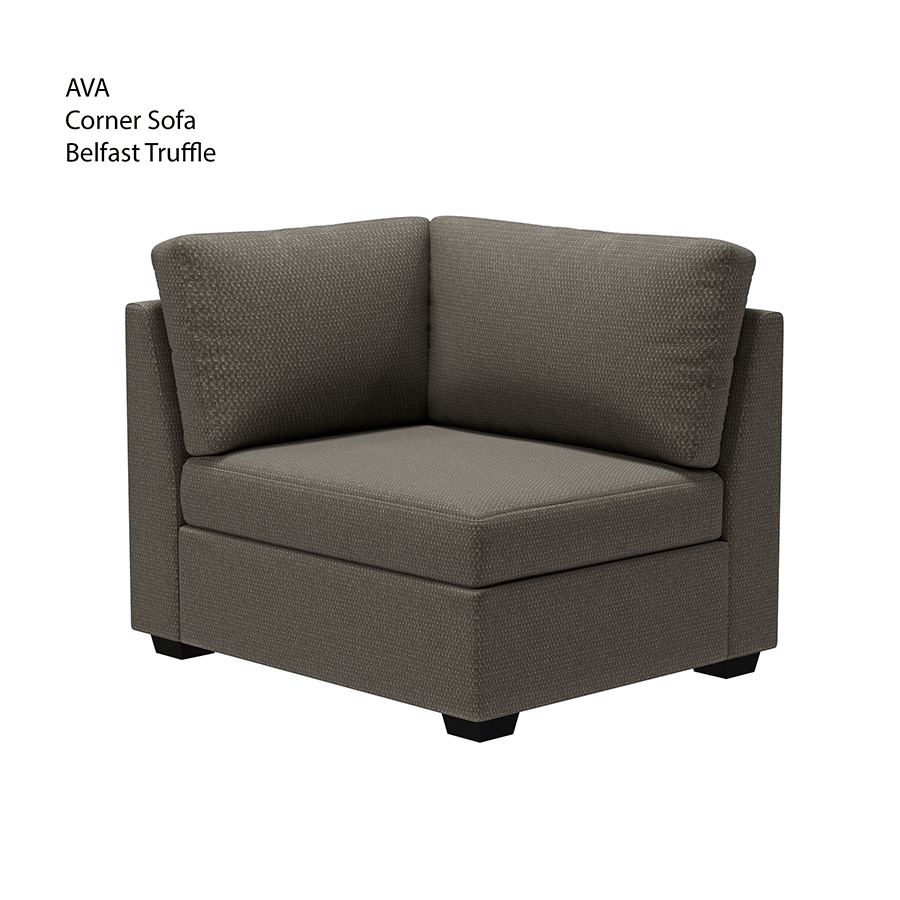MORE AVA OPTIONS Ava Corner Sofa Ava Corner Sofa Fabric Belfast Truffle Mandaue Foam