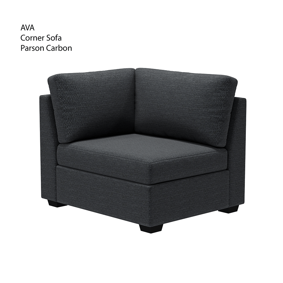 MORE AVA OPTIONS Ava Corner Sofa Ava Corner Sofa Fabric Parson Carbon Mandaue Foam