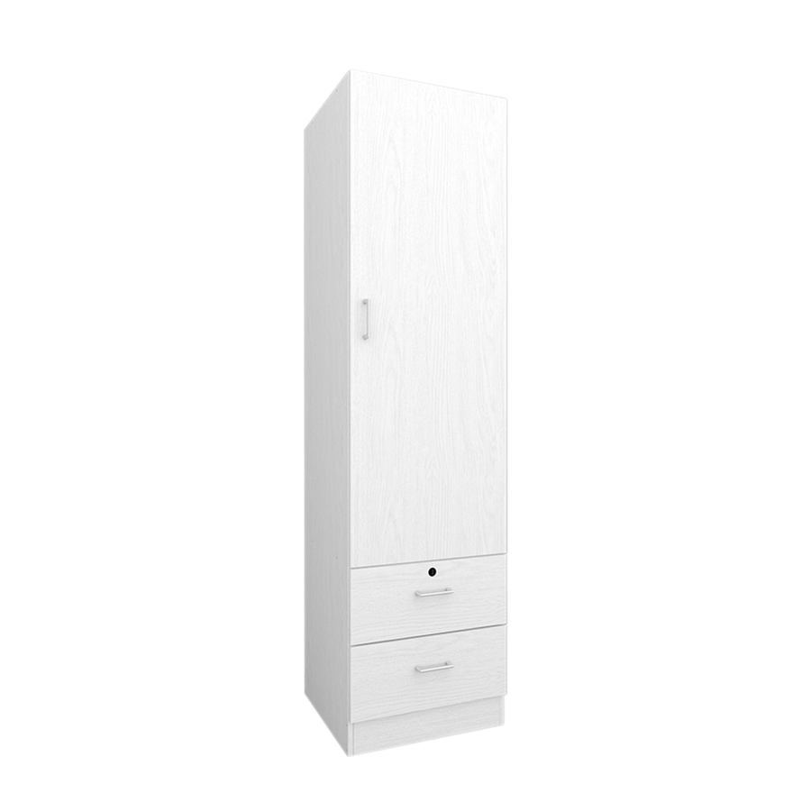 MORE AVERIE OPTIONS Averie 1 Door Wardrobe with 2 Drawer Averie 1 Door Wardrobe with 2 Drawer White Mandaue Foam