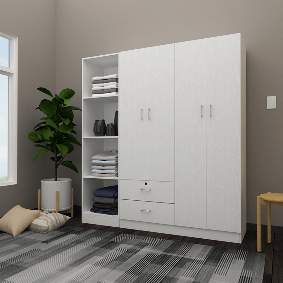 MORE AVERIE OPTIONS Averie 4 Door with 2 Drawer Wardrobe Averie 4 Door with 2 Drawer Wardrobe Mandaue Foam