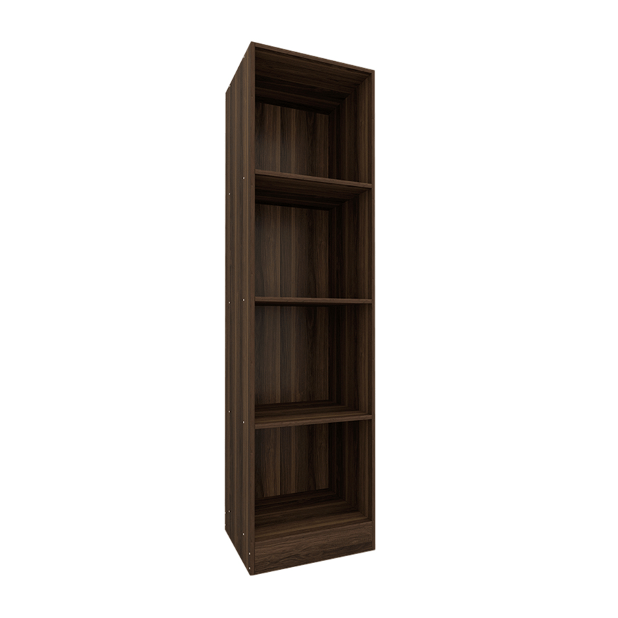 MORE AVERIE OPTIONS Averie Open Wardrobe with 4 Shelves Averie Open Wardrobe with 4 Shelves Walnut Mandaue Foam
