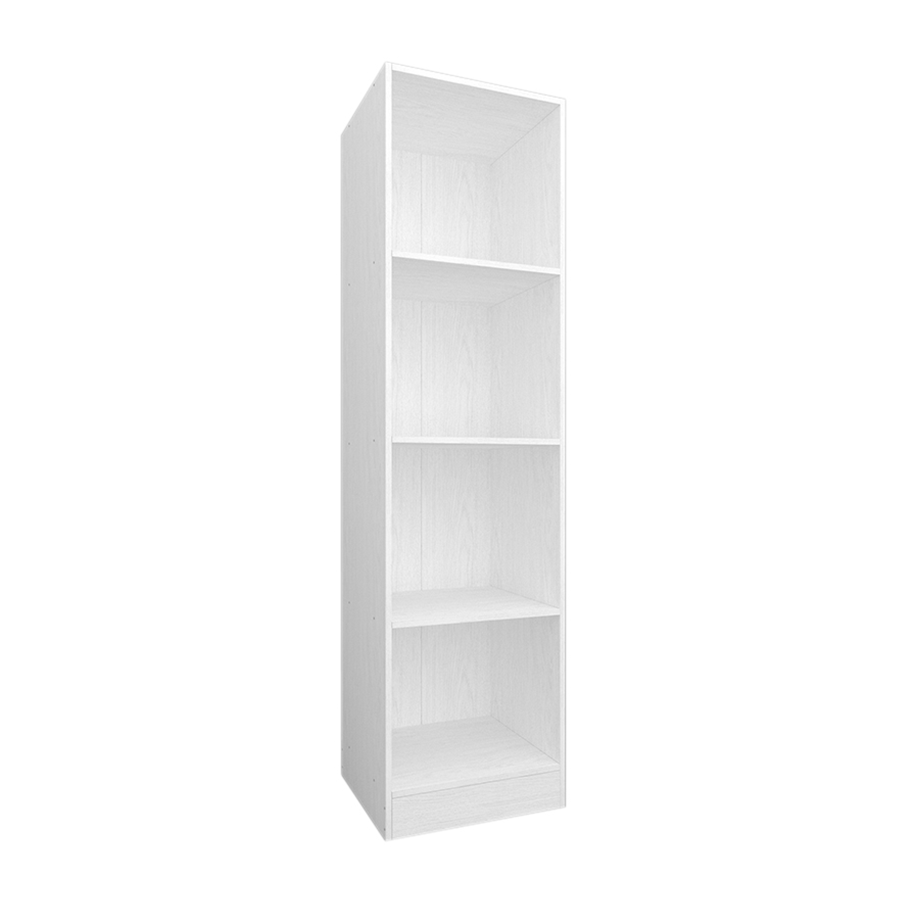 MORE AVERIE OPTIONS Averie Open Wardrobe with 4 Shelves Averie Open Wardrobe with 4 Shelves White Mandaue Foam