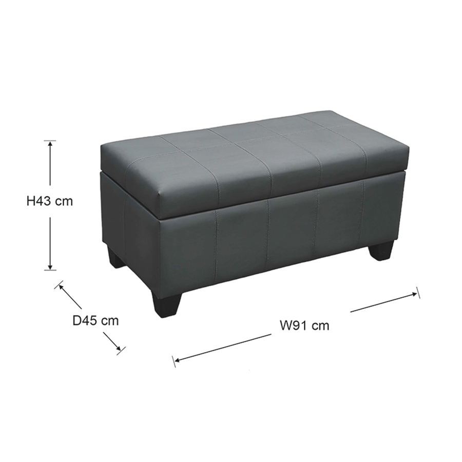 MORE AVERILL OPTIONS Averill Storage Bench - Faux Leather Averill Storage Bench - Faux Leather Mandaue Foam